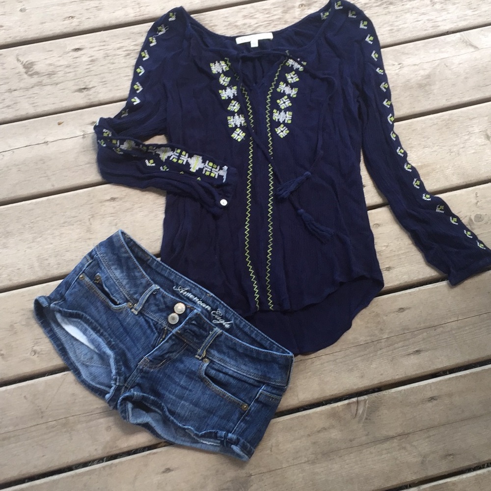 Navy blue long sleeve